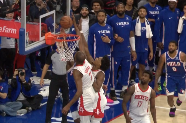 bob半岛体育官网-爆大冷！火箭裁判帮忙仍输球：杜兰特36分8失误，恩比德打爆申京